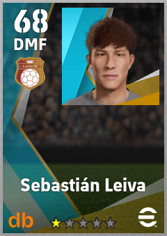 Sebastián Leiva — DMF, OVR 68, MAX 68