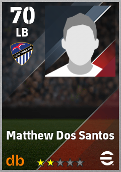 Matthew Dos Santos eFootball player card