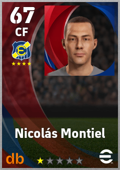 Nicolás Montiel — CF, OVR 67, MAX 67