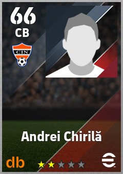 Andrei Chirilă — CB, OVR 66, MAX 66