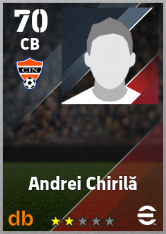 Andrei Chirilă — CB, OVR 70, MAX 70