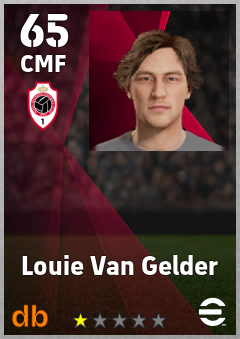 Louie Van Gelder — CMF, OVR 65, MAX 65