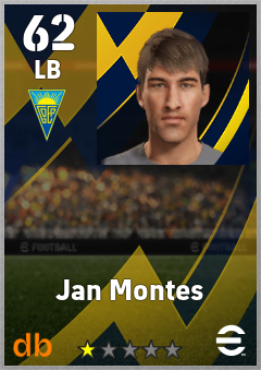Jan Montes — LB, OVR 62, MAX 62