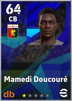 Mamedi Doucouré — CB, OVR 64, MAX 64