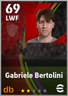 Gabriele Bertolini — LWF, OVR 69, MAX 69