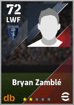 Bryan Zamblé — LWF, OVR 72, MAX 72