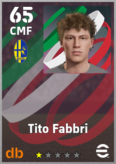 Tito Fabbri — CMF, OVR 65, MAX 65