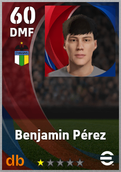 Benjamin Pérez — DMF, OVR 60, MAX 60