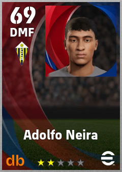 Adolfo Neira — DMF, OVR 69, MAX 69