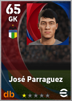 José Parraguez — GK, OVR 65, MAX 65