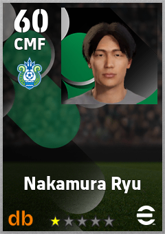 Nakamura Ryu — CMF, OVR 60, MAX 60