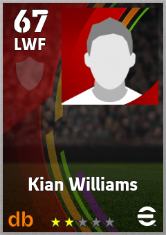 Kian Williams eFootball player card