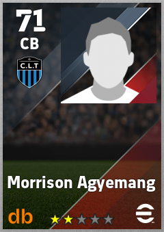 Morrison Agyemang — CB, OVR 71, MAX 71
