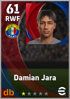 Damian Jara eFootball player card
