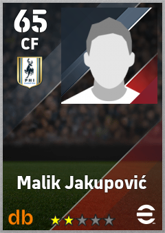 Malik Jakupović — CF, OVR 65, MAX 65