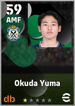 Okuda Yuma — AMF, OVR 59, MAX 59