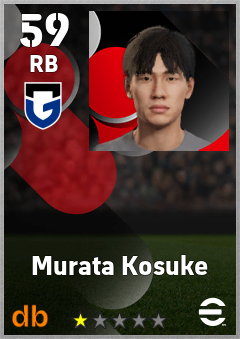 Murata Kosuke — RB, OVR 59, MAX 59