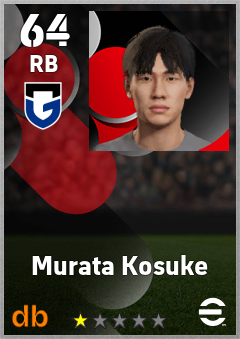 Murata Kosuke — RB, OVR 64, MAX 64