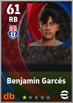Benjamín Garcés eFootball player card