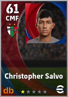 Christopher Salvo — CMF, OVR 61, MAX 61