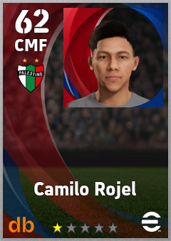 Camilo Rojel — CMF, OVR 62, MAX 62