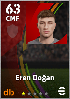 Eren Doğan — CMF, OVR 63, MAX 63