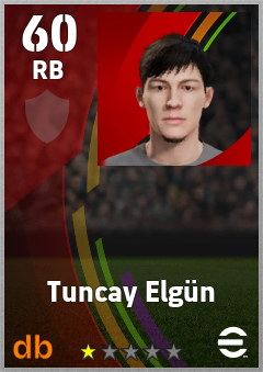 Tuncay Elgün eFootball player card