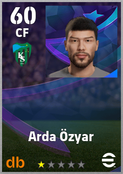 Arda Özyar — CF, OVR 60, MAX 60