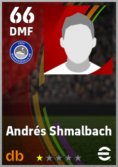 Andrés Shmalbach — DMF, OVR 66, MAX 66