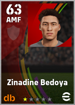 Zinadine Bedoya eFootball player card
