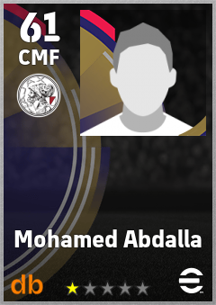 Mohamed Abdalla — CMF, OVR 61, MAX 61
