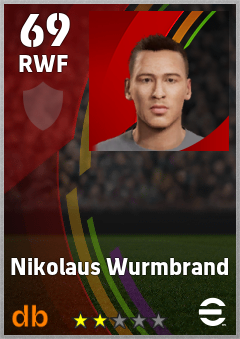 Nikolaus Wurmbrand eFootball player card