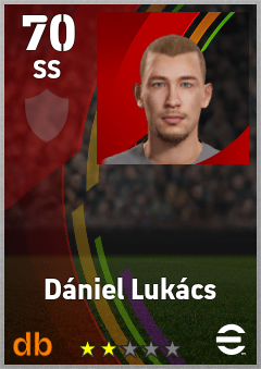 Dániel Lukács eFootball player card