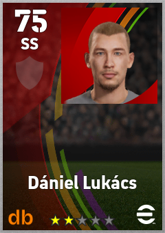 Dániel Lukács — SS, OVR 75, MAX 75