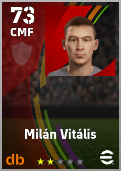 Milán Vitális — CMF, OVR 73, MAX 73