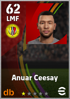 Anuar Ceesay — LMF, OVR 62, MAX 62