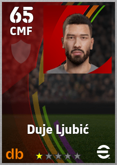 Duje Ljubić eFootball player card