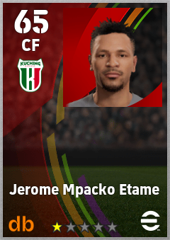 Jerome Mpacko Etame — CF, OVR 65, MAX 65