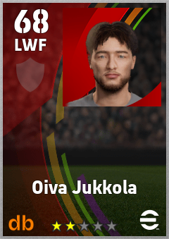 Oiva Jukkola eFootball player card