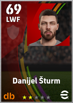 Danijel Šturm — LWF, OVR 69, MAX 69
