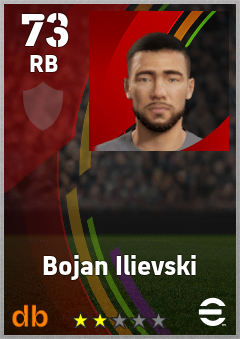 Bojan Ilievski — RB, OVR 73, MAX 73