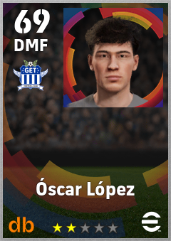 Óscar López — DMF, OVR 69, MAX 69