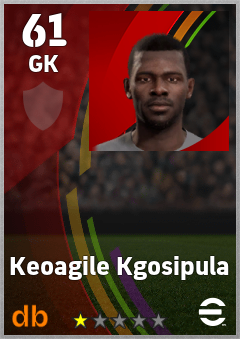 Keoagile Kgosipula — GK, OVR 61, MAX 61