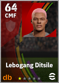 Lebogang Ditsile — CMF, OVR 64, MAX 64