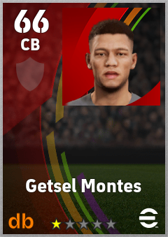 Getsel Montes eFootball player card