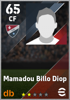 Mamadou Billo Diop — CF, OVR 65, MAX 65