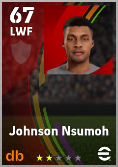 Johnson Nsumoh eFootball player card