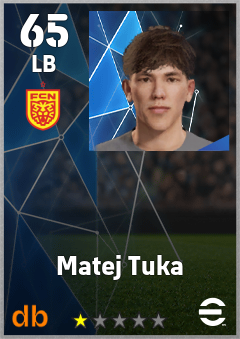 Matej Tuka — LB, OVR 65, MAX 65