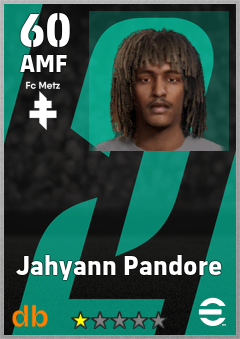 Jahyann Pandore — AMF, OVR 60, MAX 60