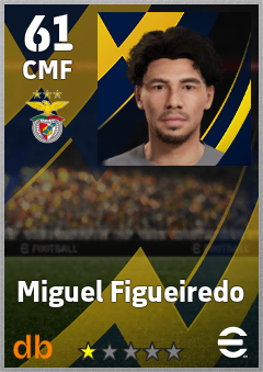 Miguel Figueiredo — CMF, OVR 61, MAX 61
